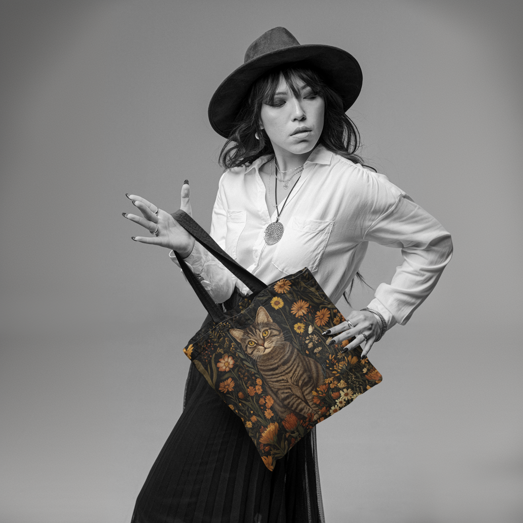 Cat Tote Shopping Bag