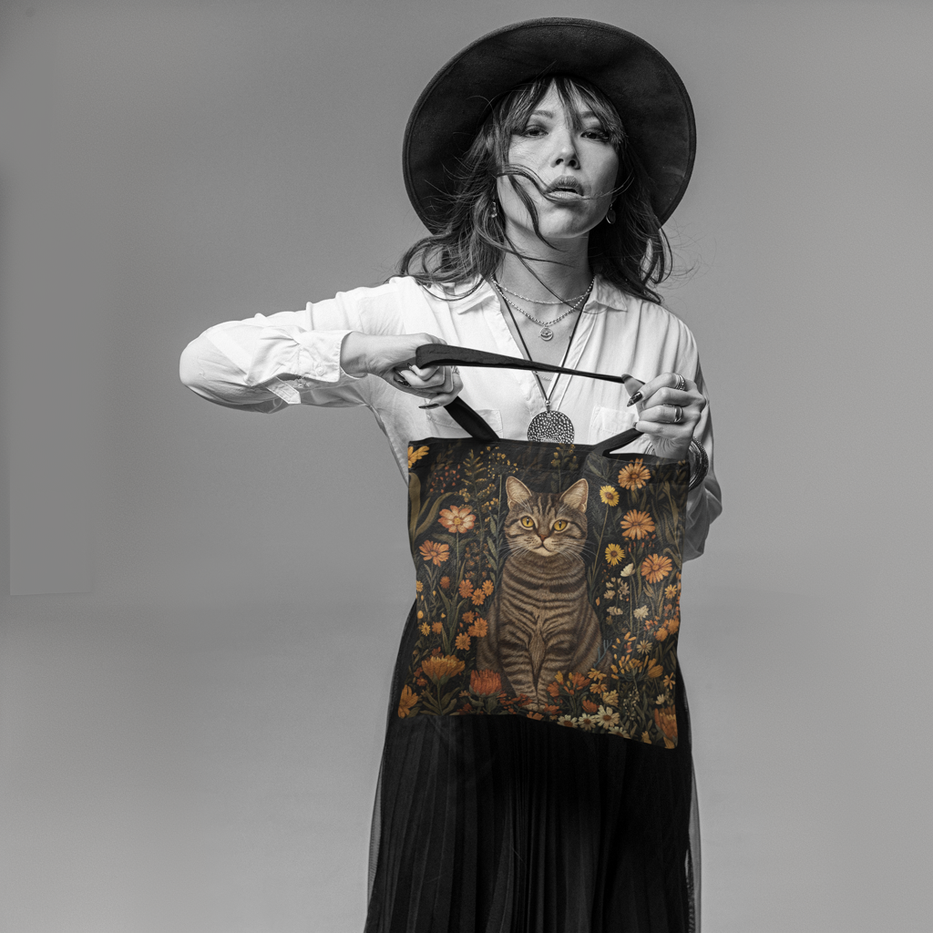 Cat Tote Shopping Bag