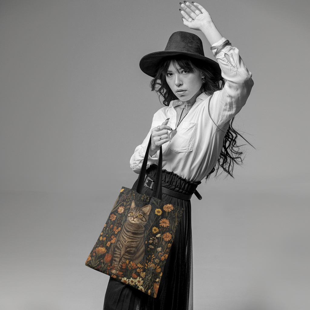 Cat Tote Shopping Bag