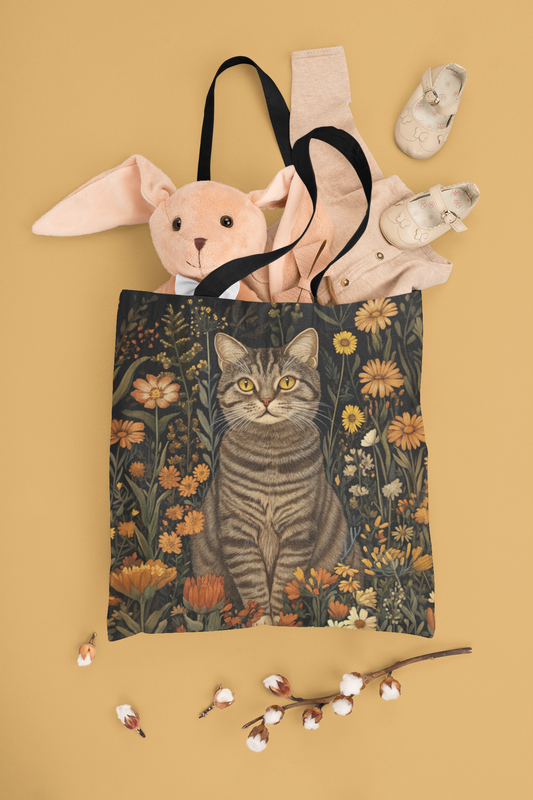 Cat Tote Shopping Bag